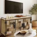 Foundry Select Andujar Solid Wood TV Stand for TVs up to 65" Wood/Metal in Brown | 35 H in | Wayfair 0DC04D3171A94CB38EBF73110F409221