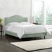 Wayfair Custom Upholstery™ Emilia Upholstered Low Profile Standard Bed Upholstered | 51 H x 78 W x 78 D in CSTM1508 22037696