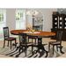 Lark Manor™ Ruhlman Butterfly Leaf Dining Set Wood/Upholstered in Brown | 30 H in | Wayfair E0BF399C42C44D8DAE7EE6EBDF791DDE