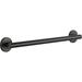 Delta Bath Safety 24" Grab Bar Metal in Black | 3.5 H x 1.25 D in | Wayfair 41824-BL