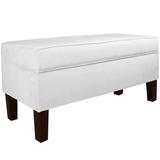 Wayfair Custom Upholstery™ Flip Top Storage Bench Linen/Solid + Manufactured Wood/Polyester/Wood/Upholstered/Cotton/Velvet | 20 H x 39 W x 19 D in