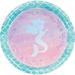 Creative Converting Iridescent Mermaid Party Basic Paper Plate in Green | 1" H x 9" W x 9" D | Wayfair DTC336704DPLT