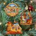 The Holiday Aisle® 3 Piece Story of Nativity Holiday Shaped Ornaments Set Wood in Brown | 5 H x 5 W x 1 D in | Wayfair