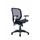 Ergomax Office Task Chair in Gray/Blue | 42 H x 25.4 W x 24.4 D in | Wayfair MSH102BK