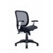 Ergomax Office Task Chair in Gray/Blue | 42 H x 25.4 W x 24.4 D in | Wayfair MSH102BK