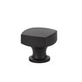 Emtek Urban Modern 1 1/4 Length Square Knob Metal in Black | 1.25 H x 1.25 W x 1.25 D in | Wayfair EMT 86450 US19 1.25 IN