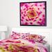 East Urban Home 'Smooth White Rose Flower Petals' Photograph Canvas in Pink/White | 14 H x 22 W x 1 D in | Wayfair ERNH8592 46733626