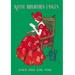 Buyenlarge 'Woman in Red Reading' by Ferdinand Freiherr Von Reznicek Vintage Advertisement in Green/Red | 36 H x 24 W x 1.5 D in | Wayfair