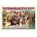 Buyenlarge Buffalo Bill: The Real Sons of the Soudan Vintage Advertisement in Brown/Green/Yellow | 28 H x 42 W x 1.5 D in | Wayfair