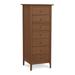 Copeland Furniture Sarah 7 Drawer 24" W Solid Wood Lingerie Chest Wood in Red | 59.5 H x 24 W x 24 D in | Wayfair 2-SRH-70-43