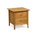 Copeland Furniture Sarah 2 Drawer Nightstand Wood in Red | 24 H x 24 W x 24 D in | Wayfair 2-SRH-20-03