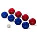Franklin Sports Bocce & Bowling Plastic in Blue/Red | 61 H x 1 W x 240.1 D in | Wayfair 52021