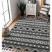 White 36 x 0.2 in Area Rug - Union Rustic Oneil Southwestern Handmade Kilim Gray Area Rug Wool | 36 W x 0.2 D in | Wayfair