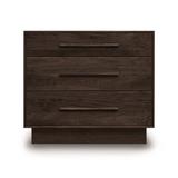 Copeland Furniture Moduluxe 3 Drawer 33.5" W Dresser Wood in Red | 29 H x 33.5 W x 18 D in | Wayfair 2-MOD-30-53