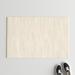 White 24 x 0.55 in Area Rug - AllModern Rosalio Handmade Flatweave Wool Cream Area Rug Wool | 24 W x 0.55 D in | Wayfair