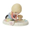 Precious Moments Growing in Grace Figurine Porcelain/Ceramic in Yellow | 4 H x 3 W x 4 D in | Wayfair 154035