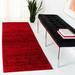 Black/Red 30 x 0.43 in Area Rug - Trent Austin Design® Riebe Red/Black Area Rug Polypropylene | 30 W x 0.43 D in | Wayfair