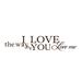 Fireside Home I Love the Way You Love Me Wall Decal Vinyl in Black | 7.5 H x 35.8 W in | Wayfair I-336-CH