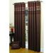Red Barrel Studio® Hepworth Contemporary Spice Striped Room Darkening Thermal Grommet Curtain Panels Polyester in Orange | 96 H in | Wayfair