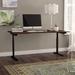Latitude Run® Chwalinski Height Adjustable Standing Desk Wood/Metal in Brown | 60 W x 30 D in | Wayfair 5E40FDE85A4D4673AA5B391DEC868D3B