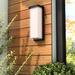 Latitude Run® Henegar Outdoor Flush Mount Aluminum/Plastic/Metal in Black/Gray | 14 H x 5 W x 4 D in | Wayfair LTDR8706 41387492