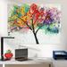 Wade Logan® Alfordsville Rainbow Tree III Removable Wall Decal Vinyl in White | 36 H x 48 W in | Wayfair 29FDB18B3271403E8498F6214175006D