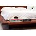 ARTLESS SQ Platform Bed Wood in White | 36 H x 68 W x 101 D in | Wayfair A-SQB-Q-W