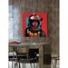 Marmont Hill 'Astro Ii' by Josh Ruggs Painting Print on Wrapped Canvas in Black/Blue/Red | 24 H x 24 W x 1.5 D in | Wayfair MH-JRUG-52500-C-24