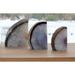 Willa Arlo™ Interiors Evelynn Non-skid Bookends Agate/Geode, Crystal in Brown | 5.5 H x 6.5 W x 3 D in | Wayfair CFD92F1650924B22AF94E0C0646404C8