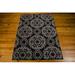 Black 111 x 0.5 in Area Rug - One Allium Way® Fonzo Area Rug Jute & Sisal, Nylon | 111 W x 0.5 D in | Wayfair ONAW3333 42215330