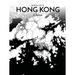 OurPoster.com 'Hong Kong City Map' Graphic Art Print Poster in Ink Paper in Black/White | 24 H x 18 W x 0.05 D in | Wayfair OP-HKGC00EN