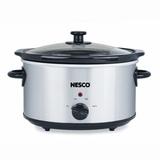 Nesco Analog Slow Cooker Stainless Steel/Ceramic | 9.842 H x 9.842 W x 13.779 D in | Wayfair SC-4-25