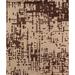 Brown/White 99 W in Rug - Isabelline One-of-a-Kind Gauna Hand-Knotted 2010s Nepal Tibetan Brown/Beige 9'10" x 8' 3" Wool Area Rug Wool | Wayfair