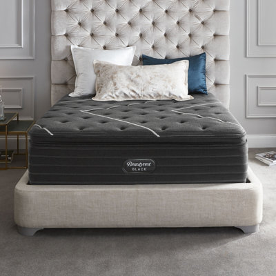 Beautyrest Black 16" Plush Pillow Top Mattress & Box Spring, Size 16.0 H x 72.0 W x 84.0 D in | Wayfair 700730109-9870