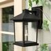 Sol 72 Outdoor™ Lovette Coastal 1-Bulb Outdoor Wall Lantern Aluminum/Glass/Metal in Brown/Gray | 15.75 H x 9.5 W x 10.63 D in | Wayfair