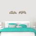 Sweetums Wall Decals Handsome Gorgeous Wall Decal Vinyl in Black/Brown | 10 H x 24 W in | Wayfair 1995Brown