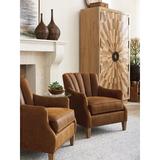 Accent Chair - Tommy Bahama Home Los Altos Princeton Leather Chair Leather/Genuine Leather in Brown | 34 H x 30.5 W x 35 D in | Wayfair