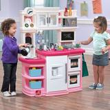 Step2 Great Gourmet Play Kitchen Set Plastic in Pink/White | 46 H x 39 W x 16.7 D in | Wayfair 784299