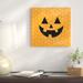 The Holiday Aisle® 'Cute Jack O' Lantern' Graphic Art Print Canvas in White | 36 H x 36 W x 1.25 D in | Wayfair THDA1867 41686278