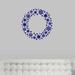 Winston Porter Snowflake Wreath Wall Decal Vinyl in Blue | 22 H x 22 W in | Wayfair 216914A362ED411A84055D417337D3BE