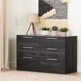 South Shore Step One Essential 6 Drawer Double Dresser Wood in Brown | 31.125 H x 51.25 W x 19 D in | Wayfair 12987