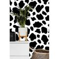 World Menagerie Oakgrove Removable Dalmatian 10' L x 25" W Peel & Stick Wallpaper Roll Vinyl in Black | 25 W in | Wayfair