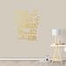 Ebern Designs The Distance Between Your Dreams & Reality Wall Decal Vinyl in Yellow | 36 H x 30 W in | Wayfair 5D7A6314E37F41758A8997885C9144AC