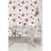 Harriet Bee Bader Removable Raspberries & Flower 6.25' L x 25" W Peel & Stick Wallpaper Roll Vinyl in Pink/White | 25 W in | Wayfair