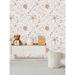 Harriet Bee Baber Removable Bohemian Flower 6.25' L x 25" W Peel & Stick Wallpaper Roll Vinyl in White | 25 W in | Wayfair