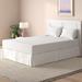 Wayfair Basics® 1800 Series 14" Bed Skirt in White | 72 W x 84 D in WFBS1855 42381550