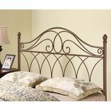 Fleur De Lis Living Cirebon Slat Headboard Metal in Brown | 54.25 H x 63 W x 2.25 D in | Wayfair EF9EB20CC72540F1ACA9E7520AA403A1