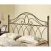 Fleur De Lis Living Cirebon Slat Headboard Metal in Brown | 54.25 H x 63 W x 2.25 D in | Wayfair EF9EB20CC72540F1ACA9E7520AA403A1