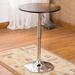 Ebern Designs Franceska 24" Pedestal Dining Table Wood/Metal in Black/Brown/Gray | 26 H x 24 W x 24 D in | Wayfair A37EF8DFB3B0474D995B565D09234F00