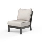 Sunset West Monterey Patio Chair w/ Cushions Metal in Gray/Black | 34 H x 34 W x 34 D in | Wayfair SW3001-AC-SAND-STKIT